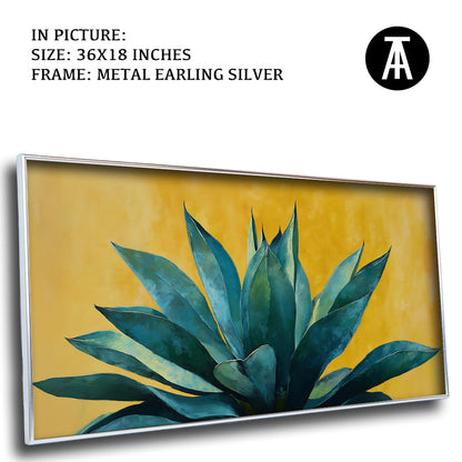 Artwork in Metal Earling Silver Frame