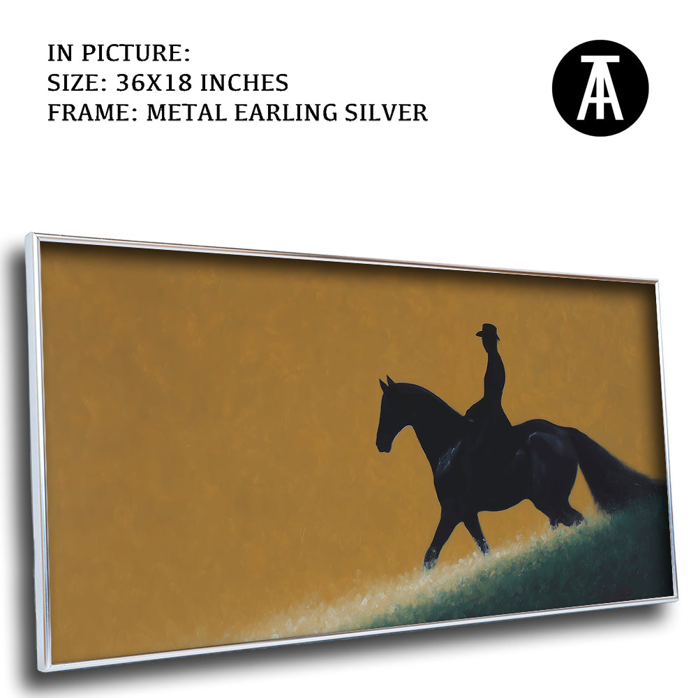 Artwork in Metal Earling Silver Frame