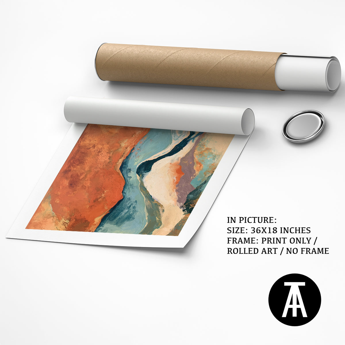 Artwork as Print Only / Rolled Art