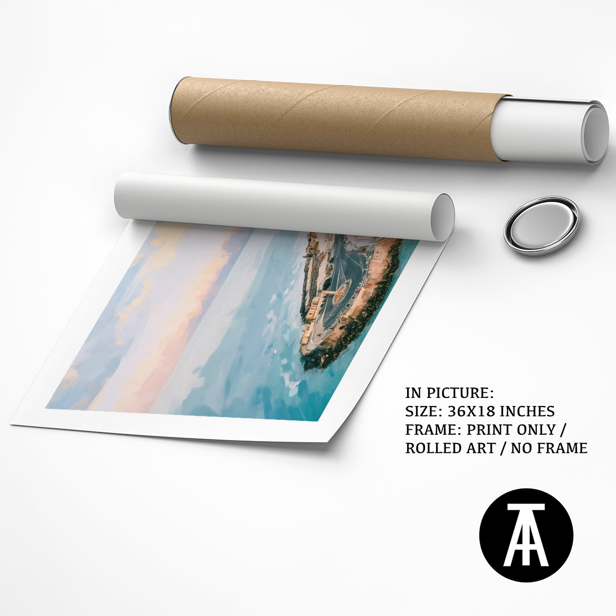 Artwork as Print Only or Rolled Art