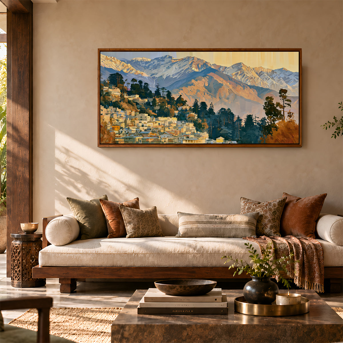 Indian Artwork in a Lifestyle Setting