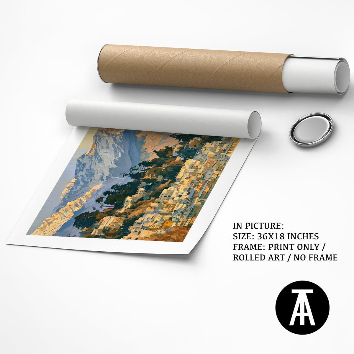 Artwork as Print Only or Rolled Art