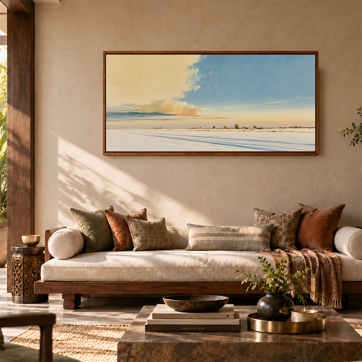 Indian Artwork in a Lifestyle Setting
