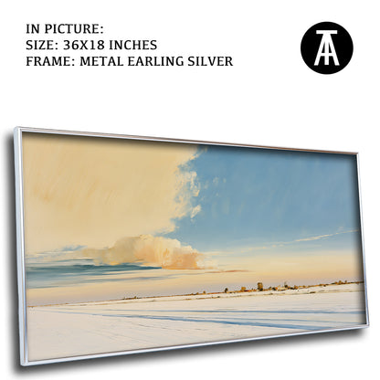 Artwork in Metal Earling Silver Frame