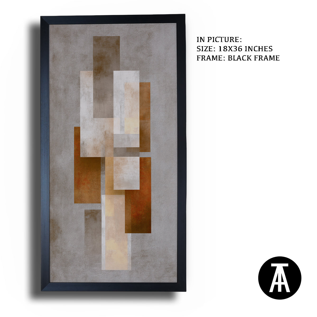 Artwork in Metal Earling Silver Frame