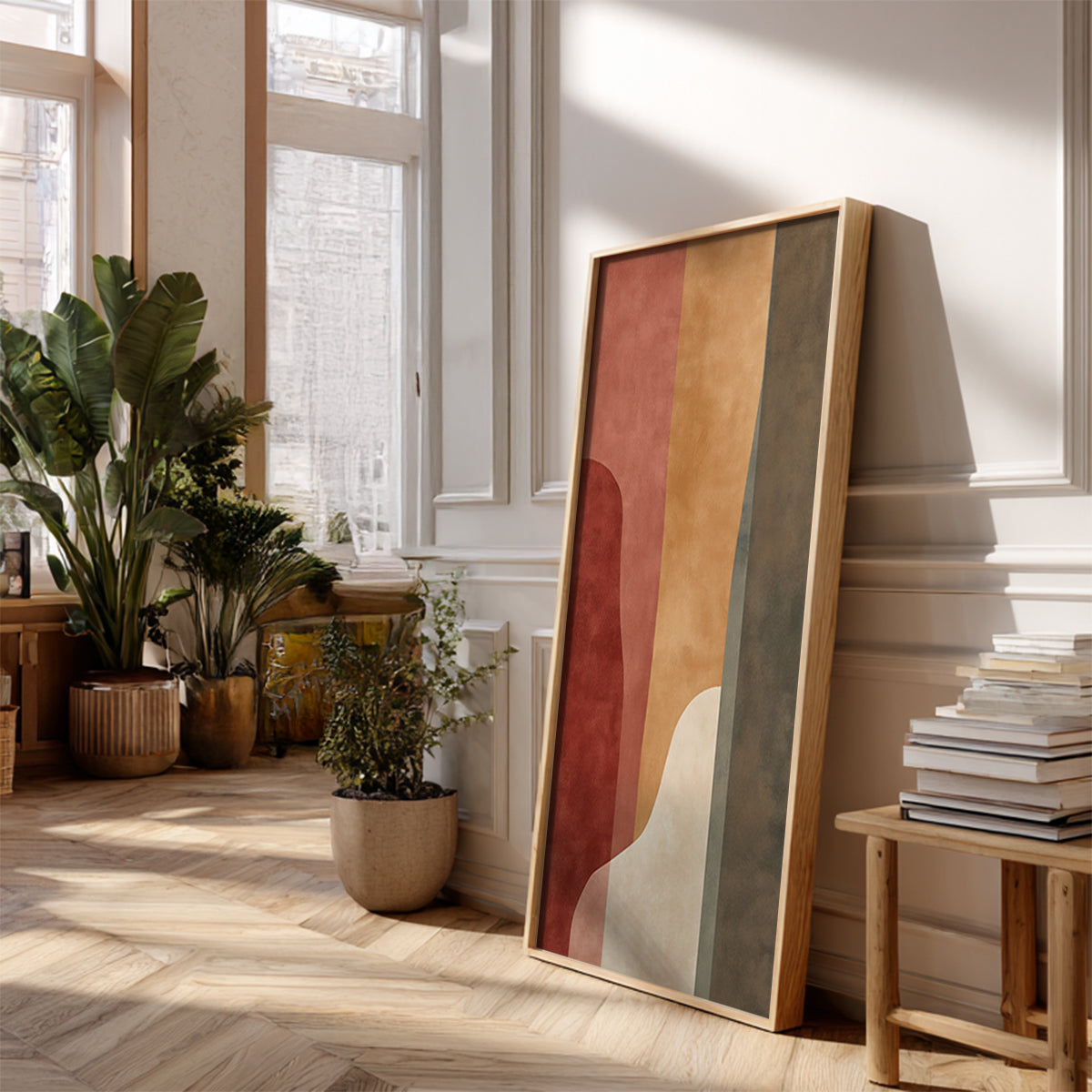 Indian Artwork in a Lifestyle Setting