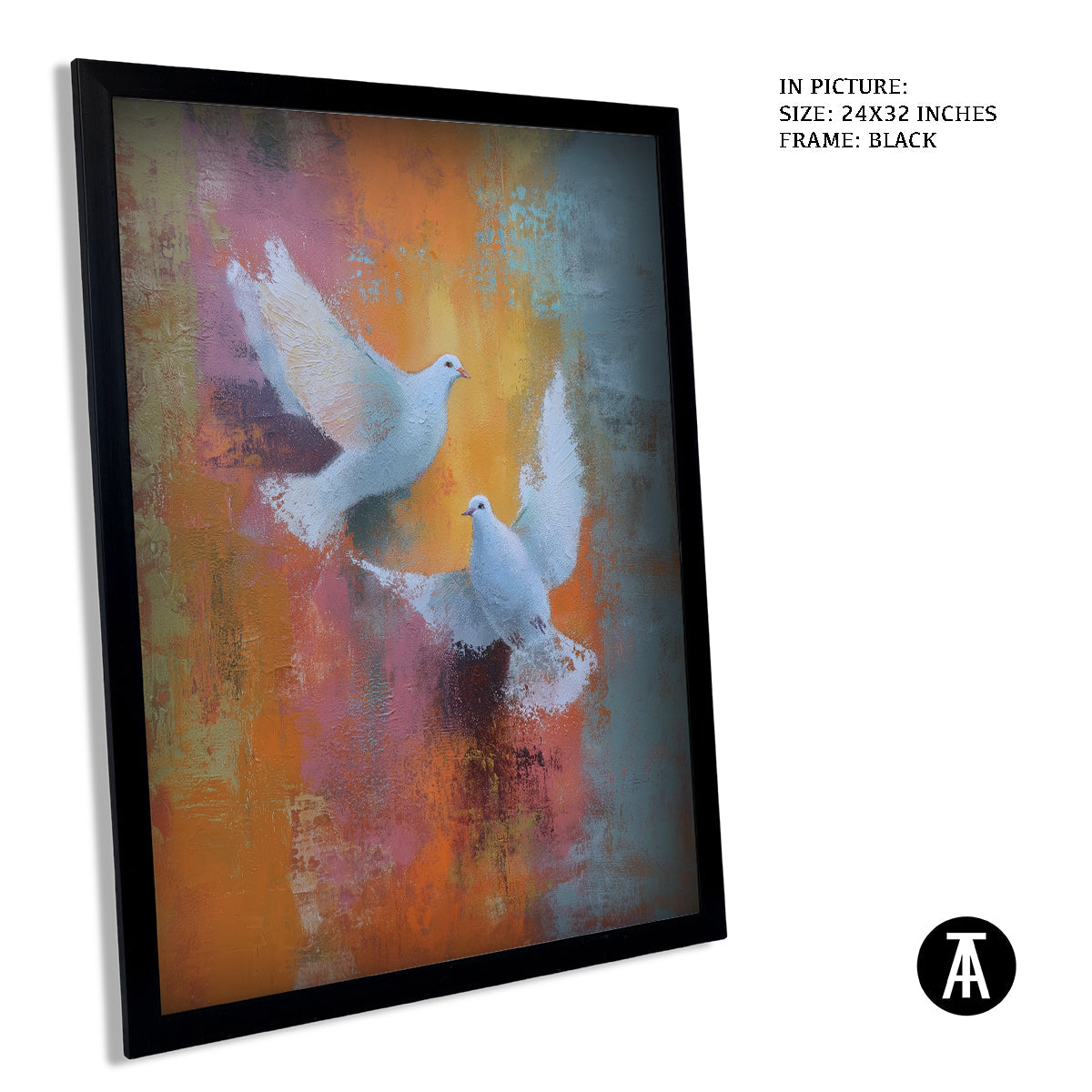 Artwork in Metal Earling Silver Frame