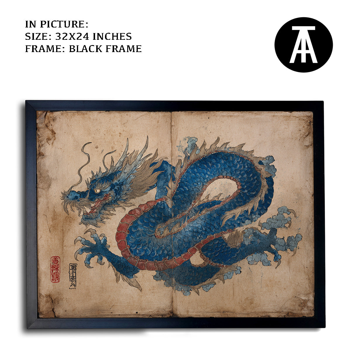 Artwork in Metal Earling Silver Frame