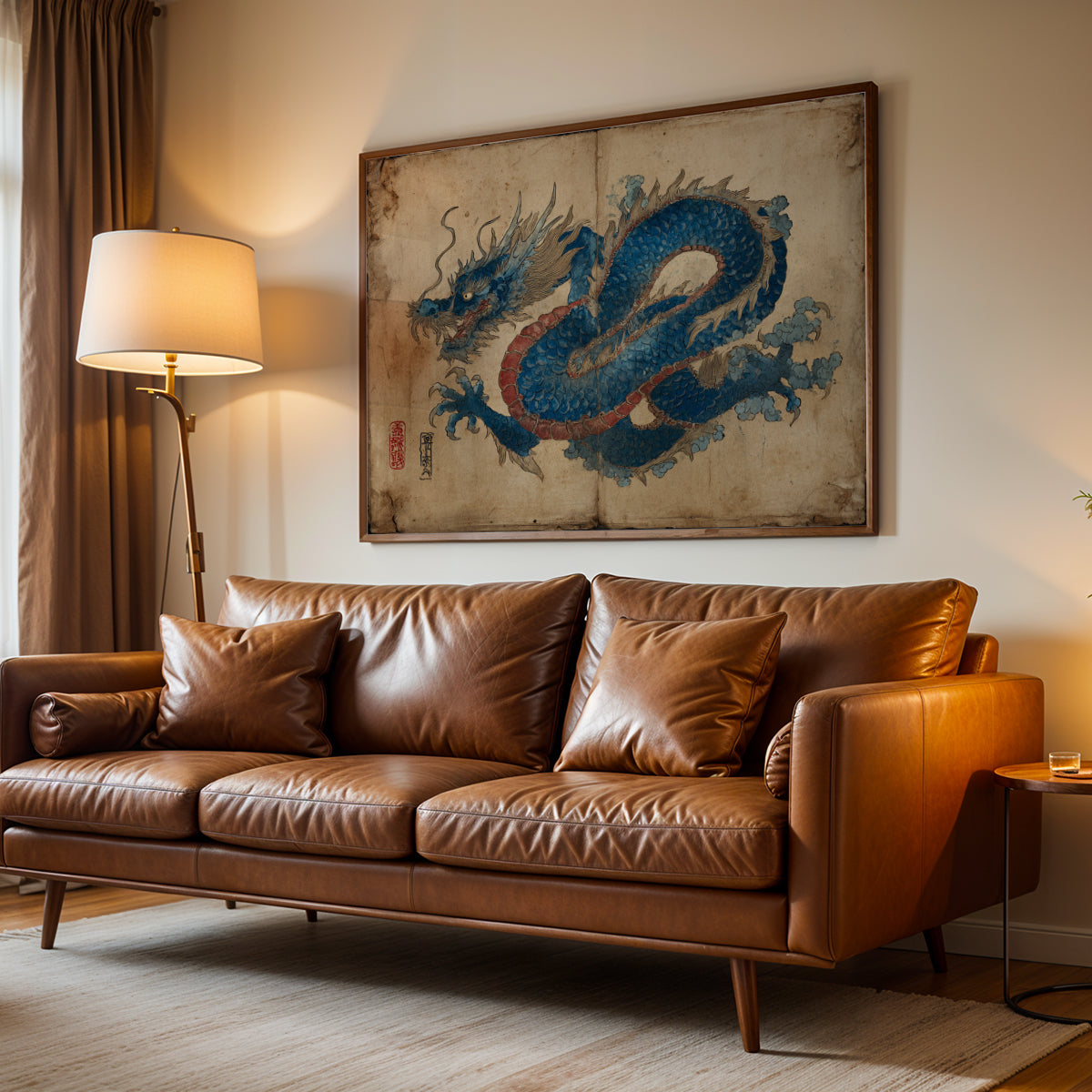 Japanese Artwork in a Lifestyle Setting