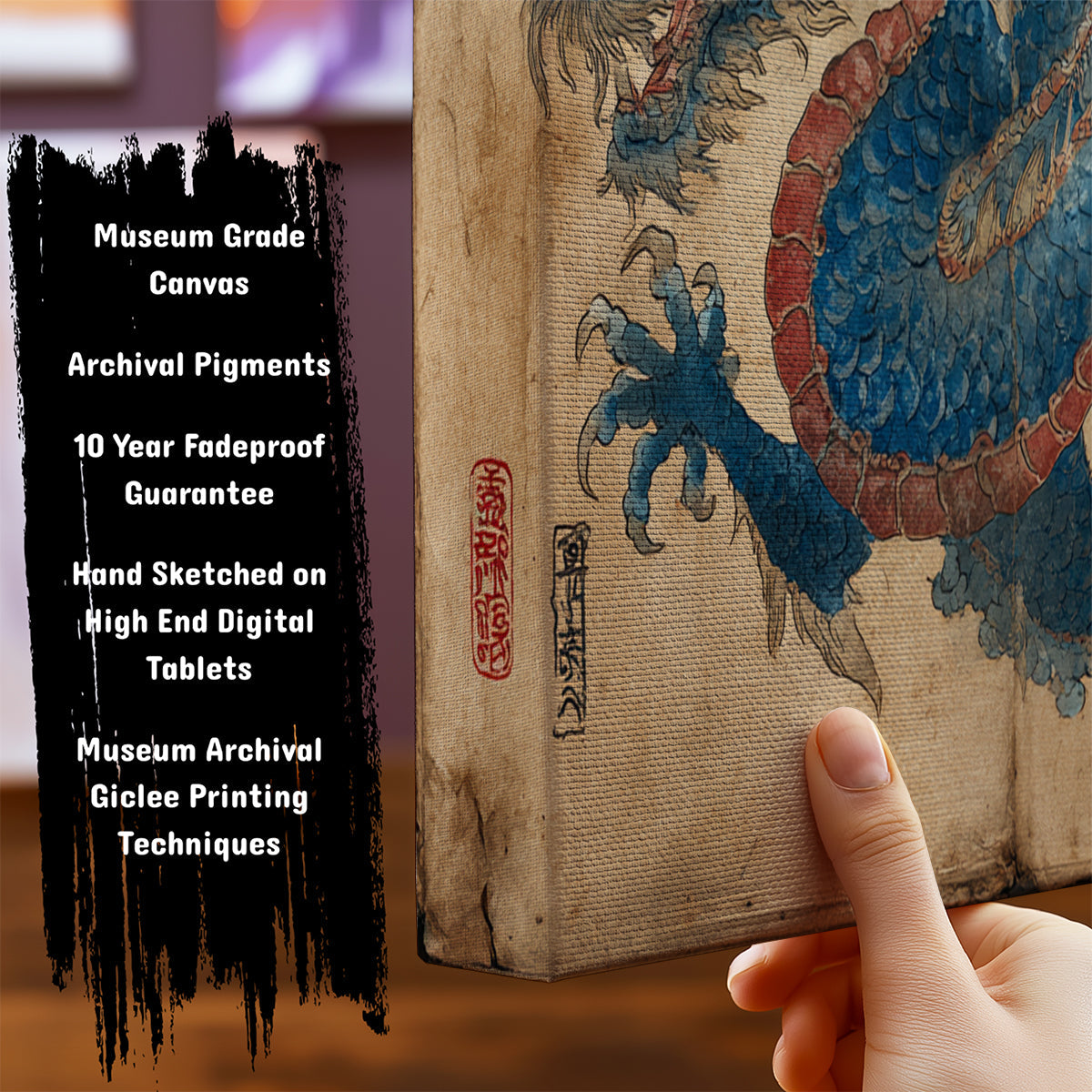 Information about Japanese Canvas Art Print