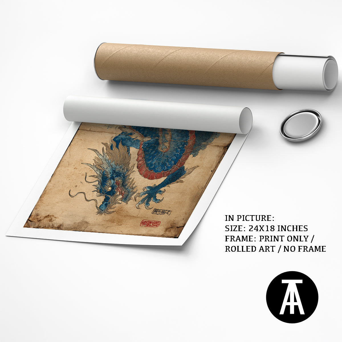 Artwork as Print Only or Rolled Art