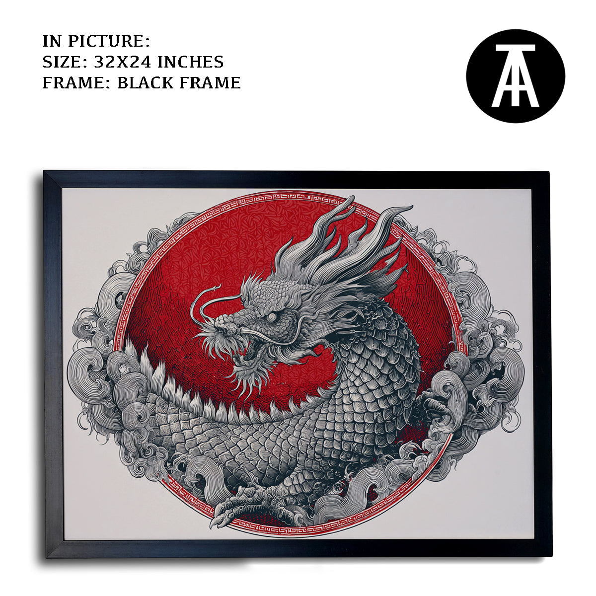 Artwork in Metal Earling Silver Frame