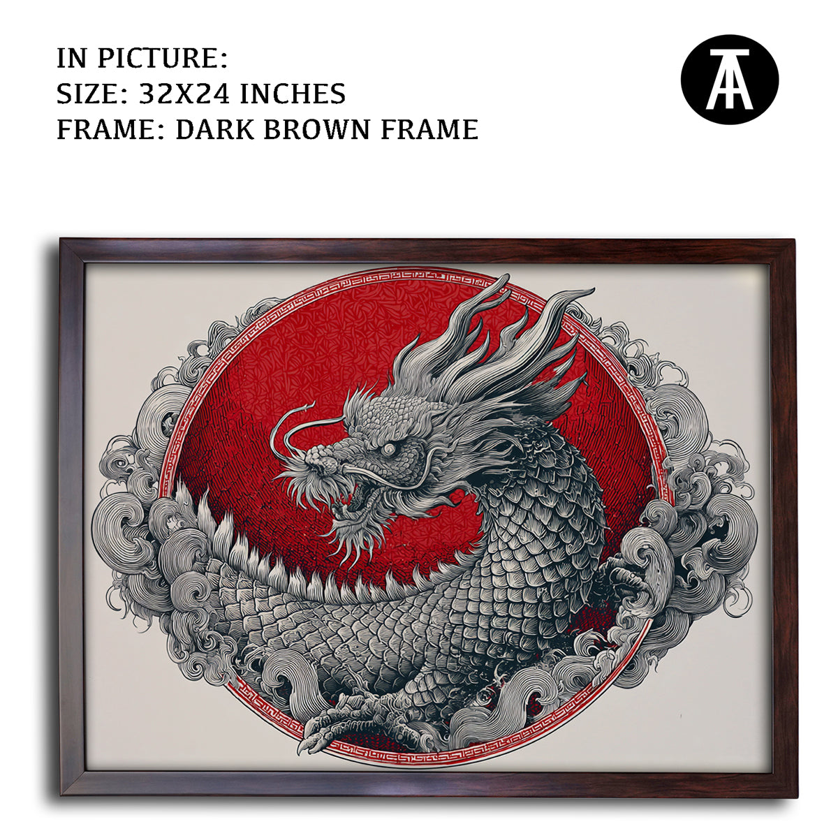 Artwork in Metal Champagne Gold Frame