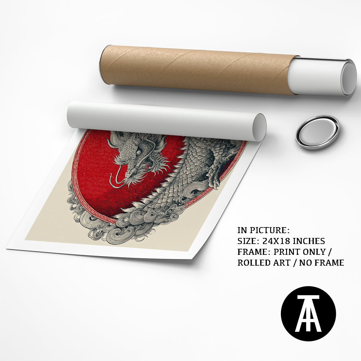 Artwork as Print Only or Rolled Art