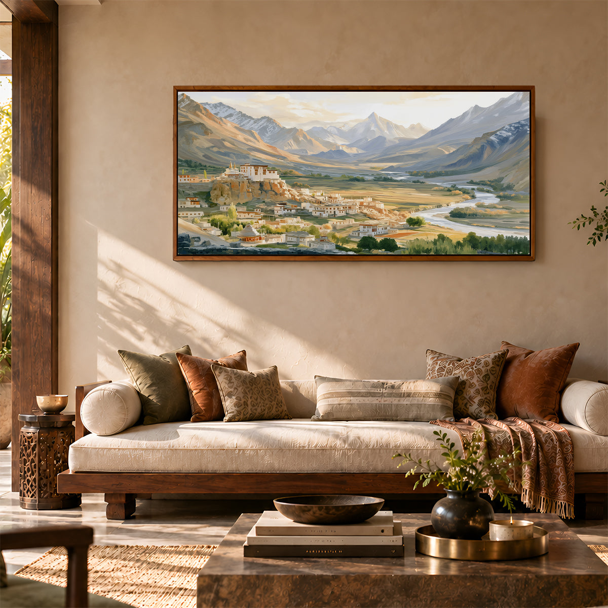 Indian Artwork in a Lifestyle Setting