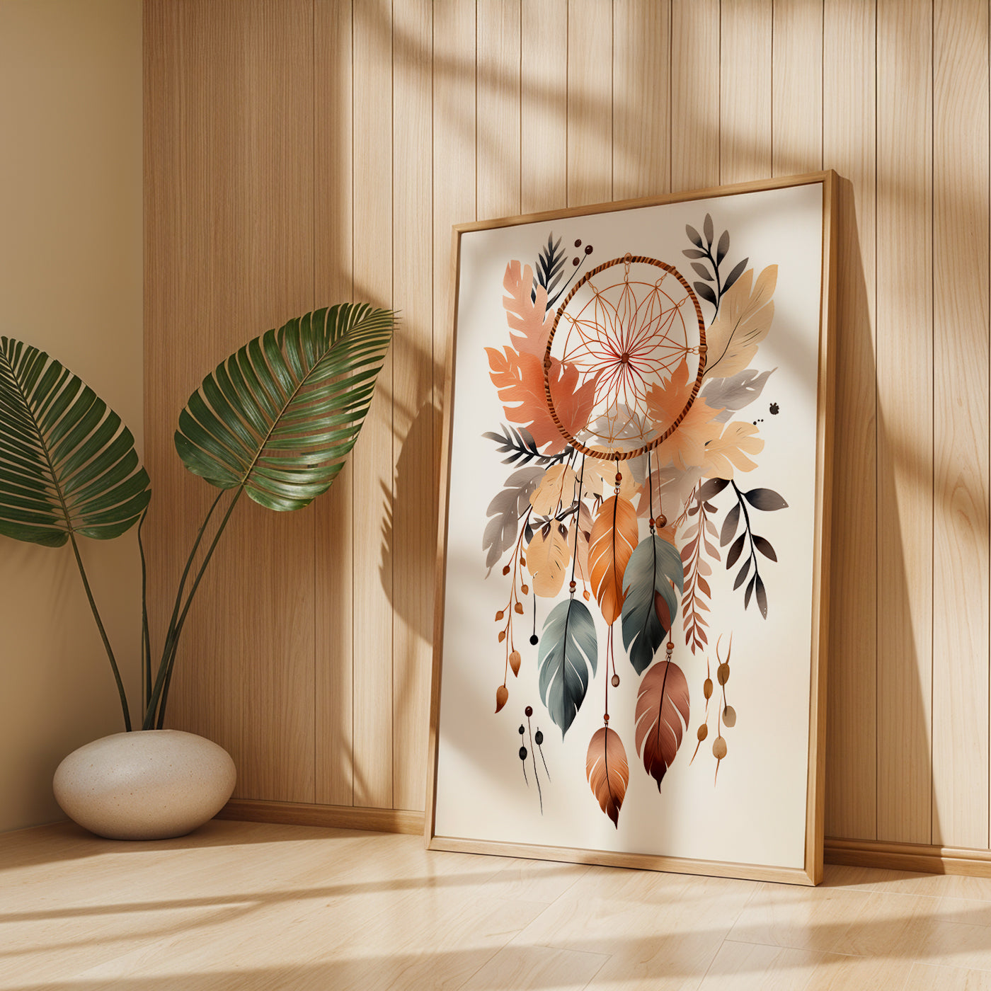 Boho Painting in a Lifestyle Setting