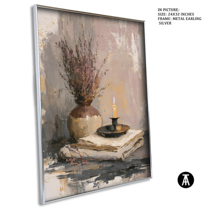Artwork in Metal Earling Silver Frame