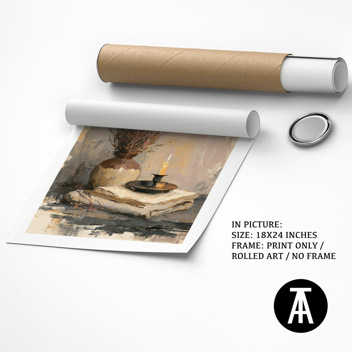 Artwork as Print Only or Rolled Art