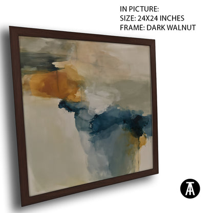 Artwork in Dark Walnut Frame