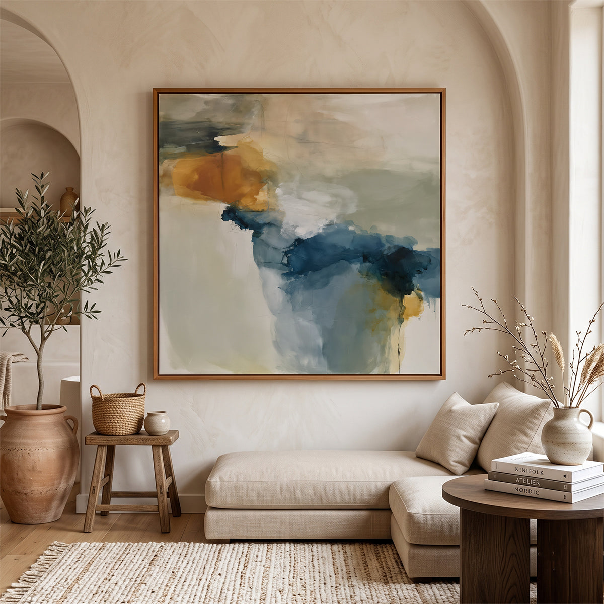 Abstract Art in a Lifestyle Setting