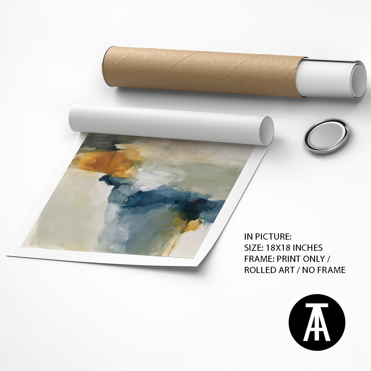 Artwork as Print Only / Rolled Art