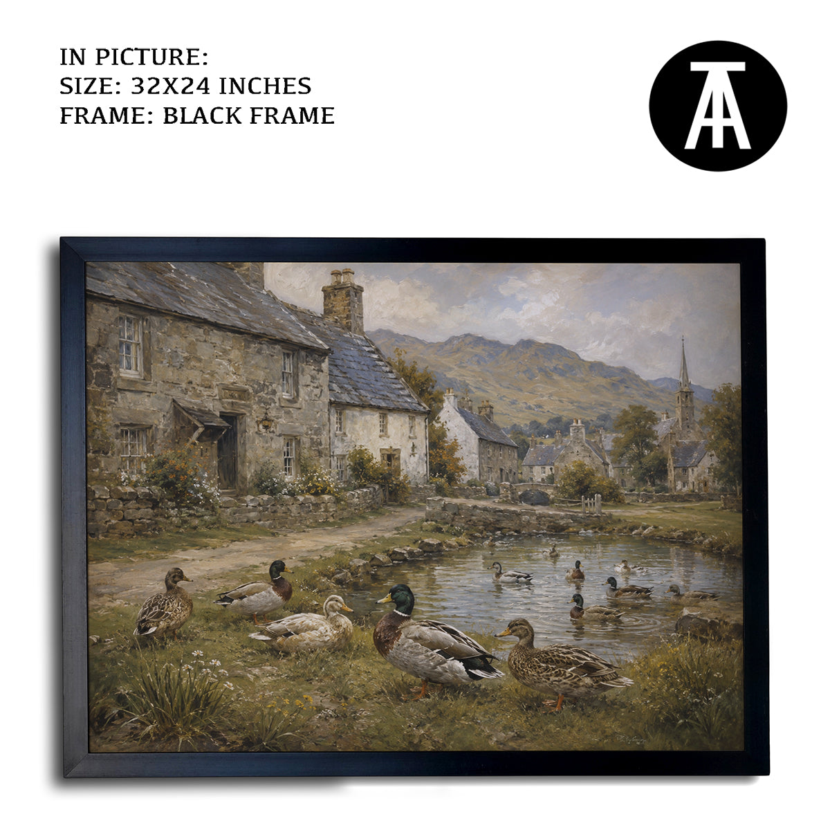Artwork in Black Frame