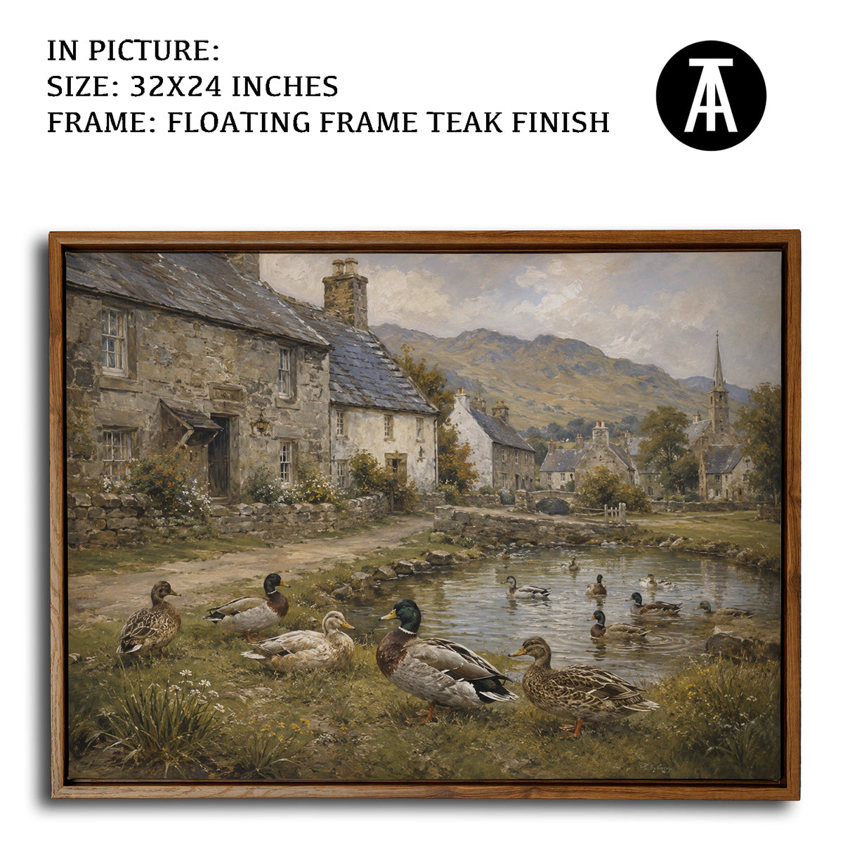 Artwork in Floating Frame