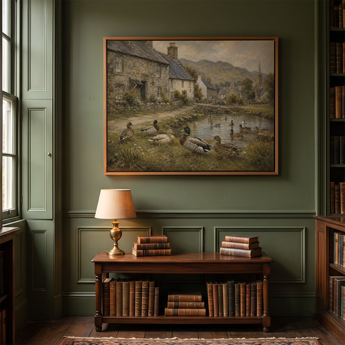 Painting in a Lifestyle Setting
