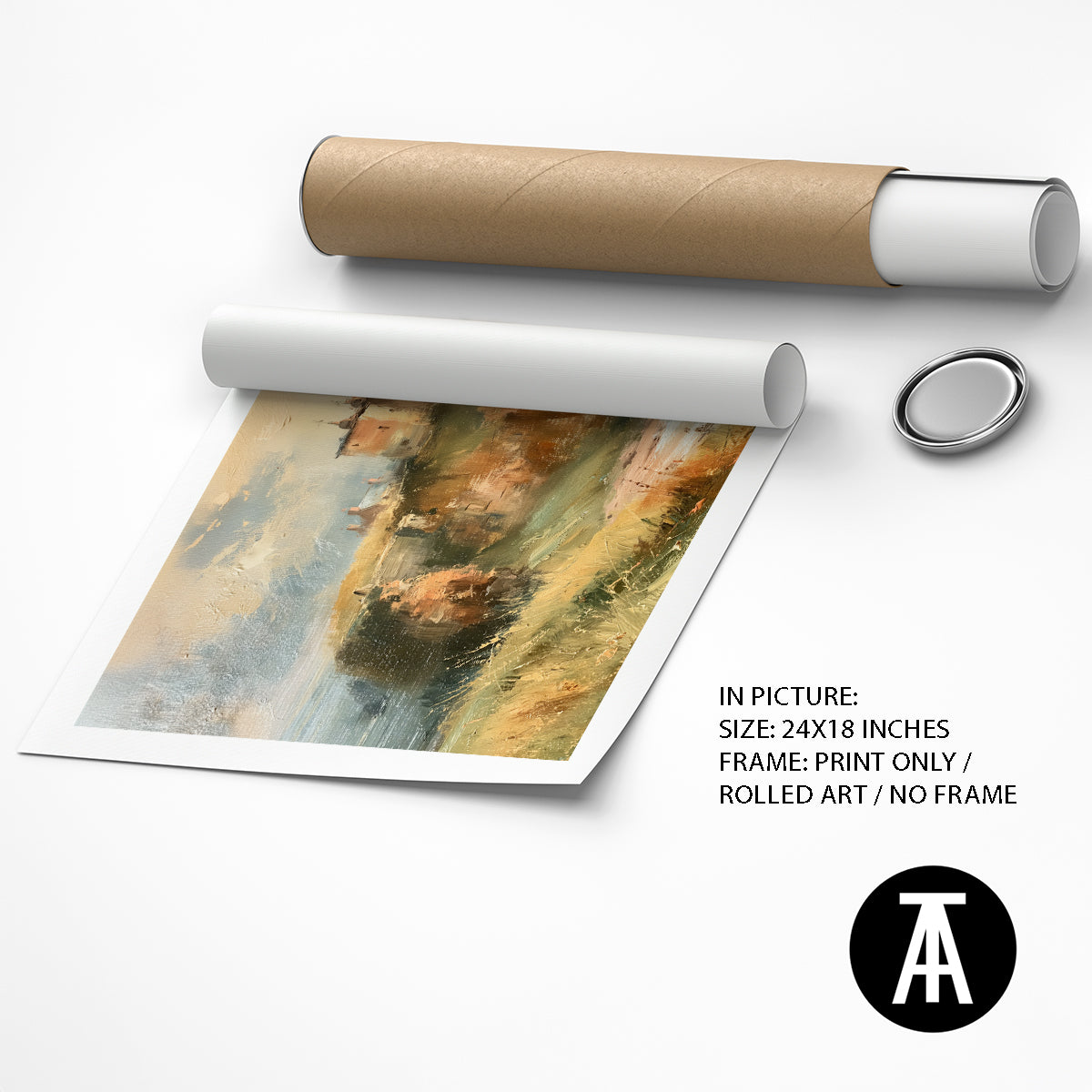 Artwork as Print Only or Rolled Art