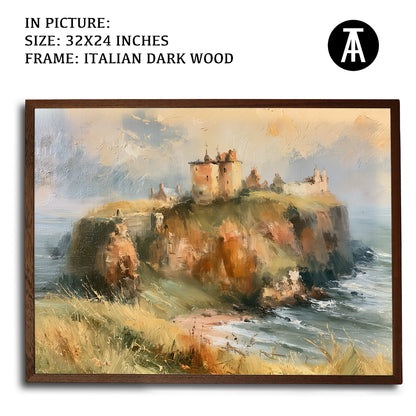Artwork in Dark Wood Frame