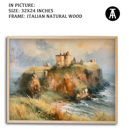 Artwork in Natural Wood Frame