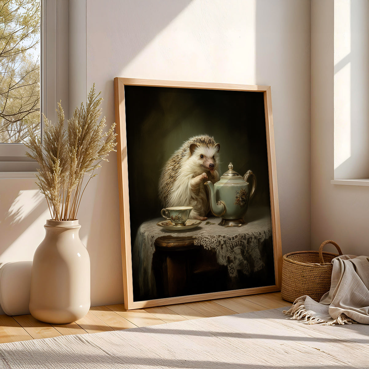 Painting in a Lifestyle Setting