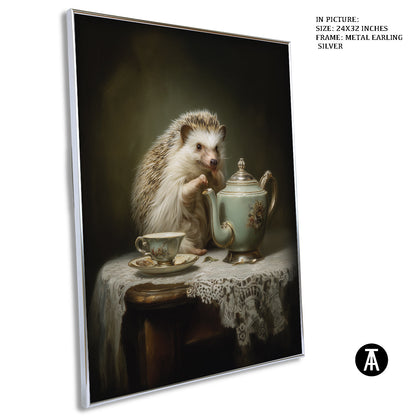 Artwork in Metal Earling Silver Frame