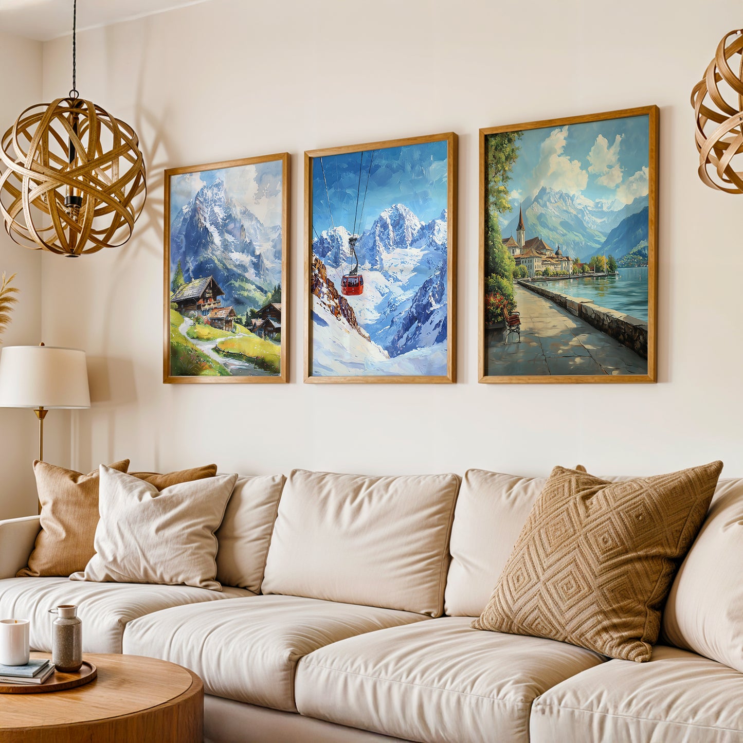 Gallery Wall Set in Lifestyle Setting