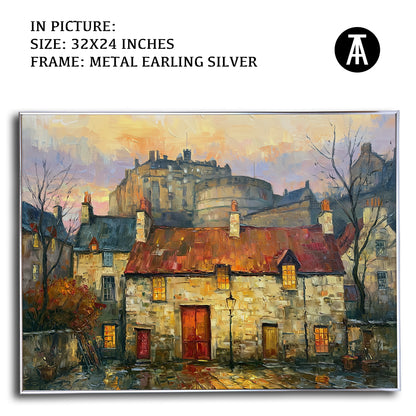 Artwork in Metal Earling Silver Frame