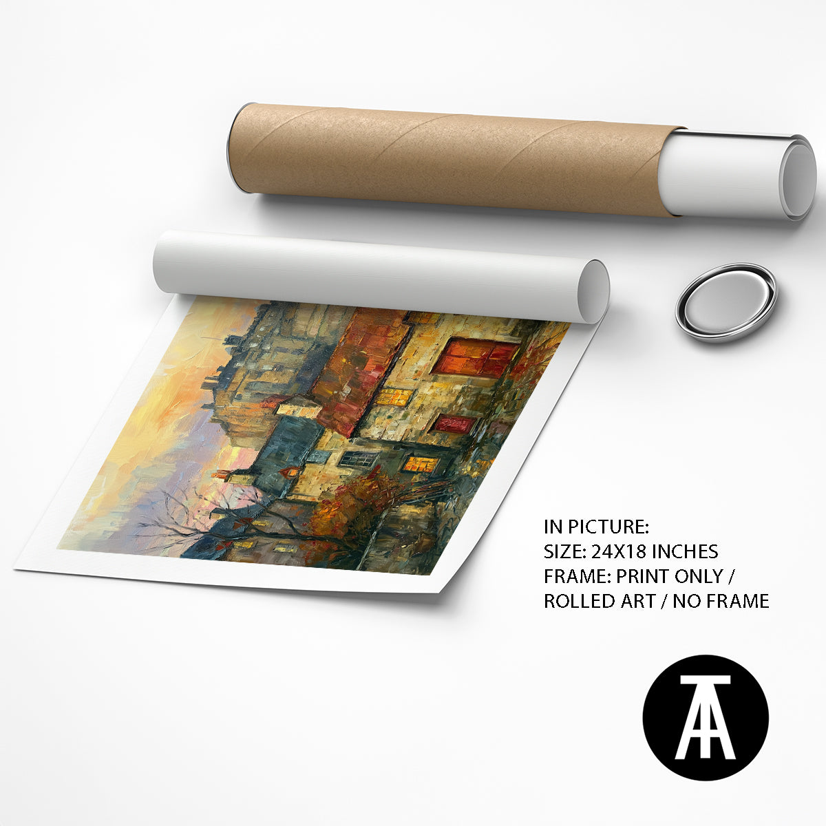 Artwork as Print Only or Rolled Art