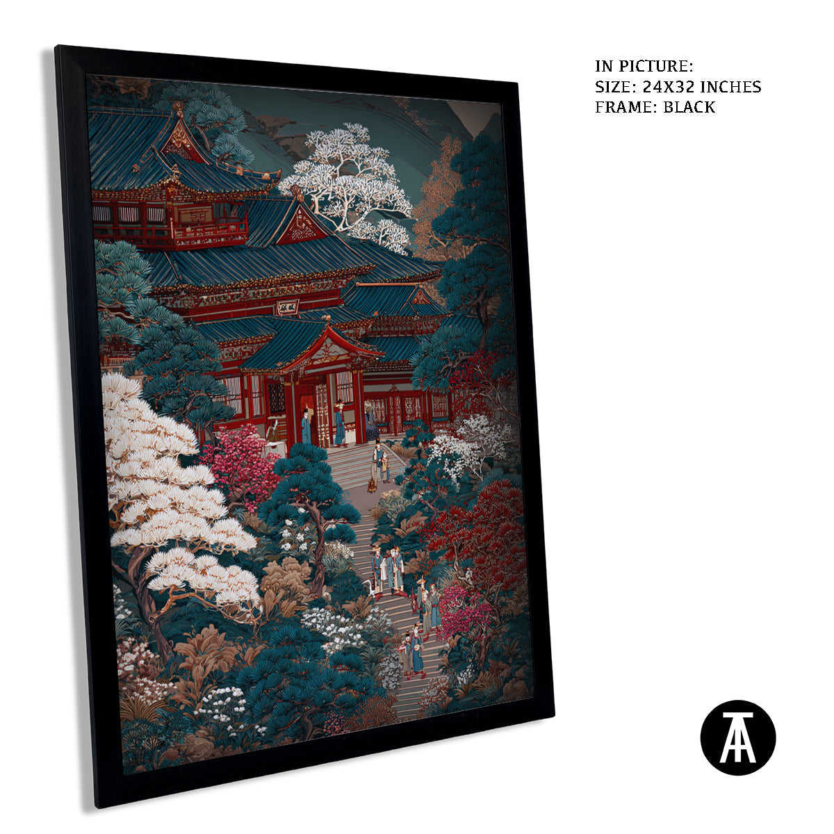 Artwork in Metal Earling Silver Frame