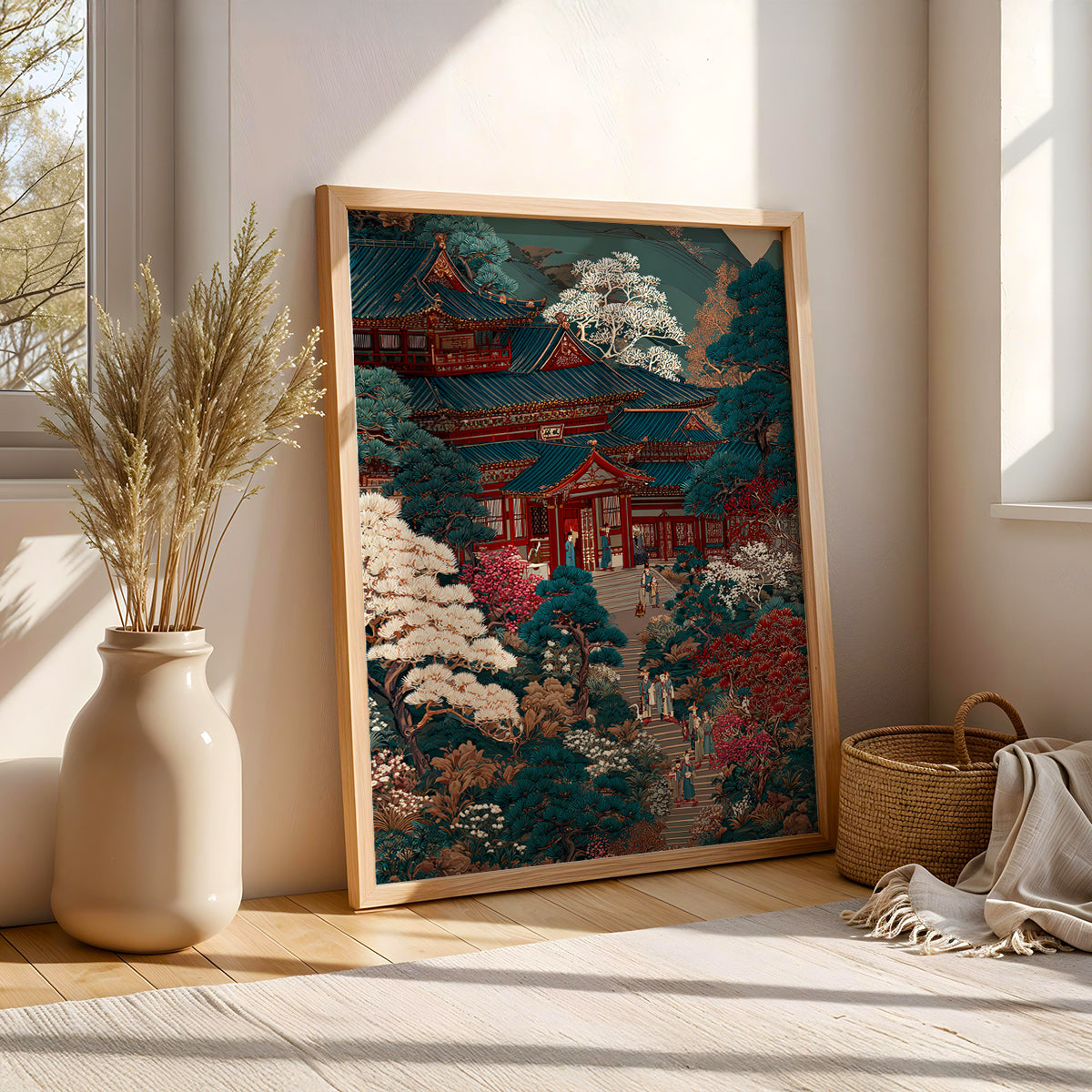 Japanese Painting in a Lifestyle Setting