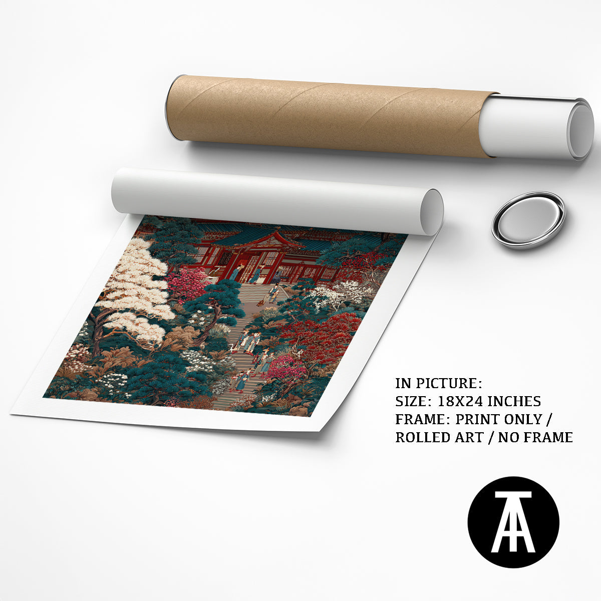 Artwork as Print Only or Rolled Art