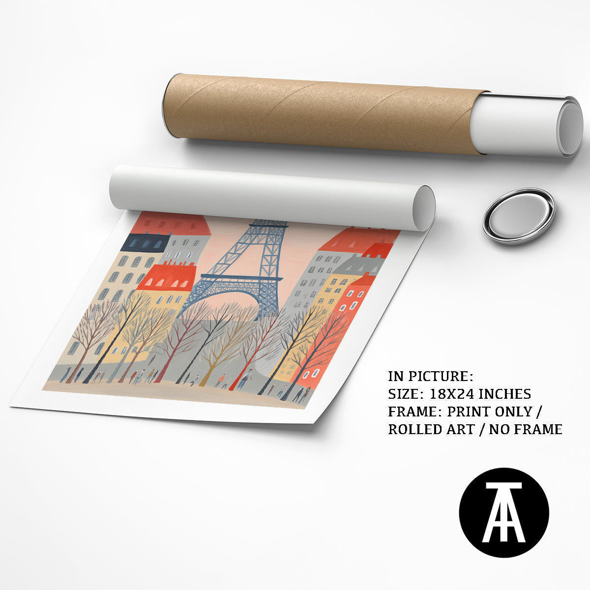 Artwork as Print Only or Rolled Art