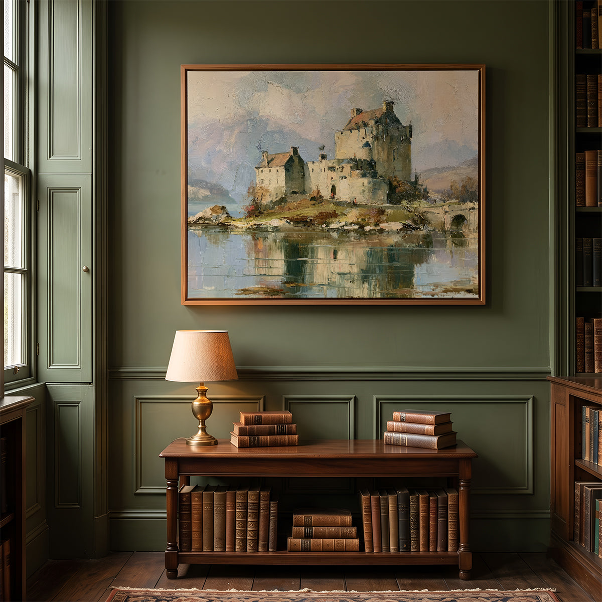Painting in a Lifestyle Setting