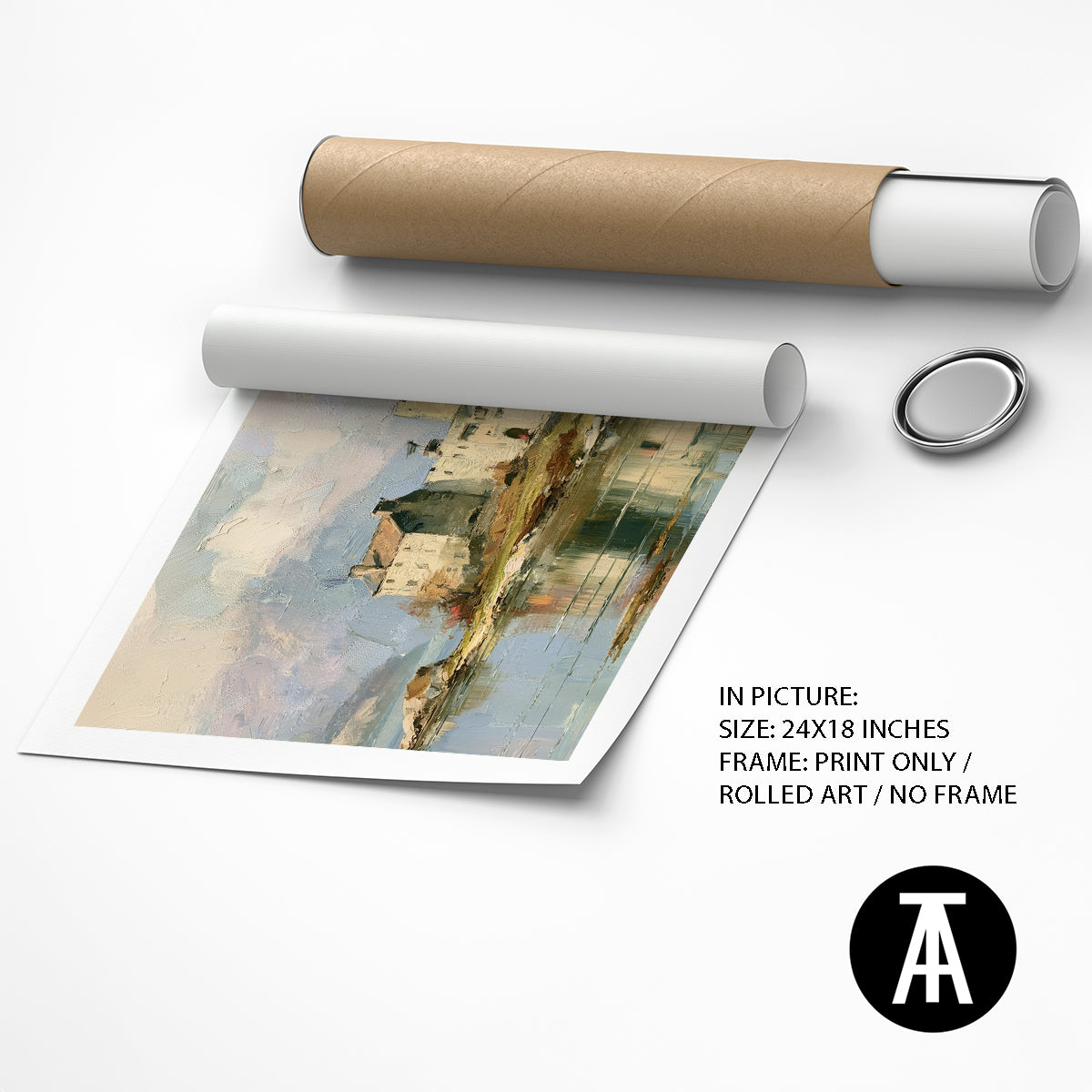 Artwork as Print Only or Rolled Art