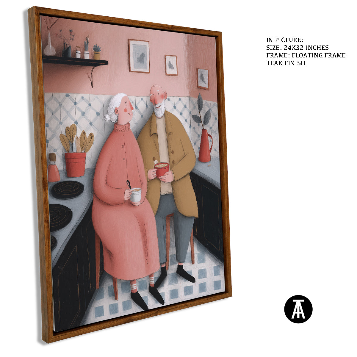 Artwork in Floating Frame