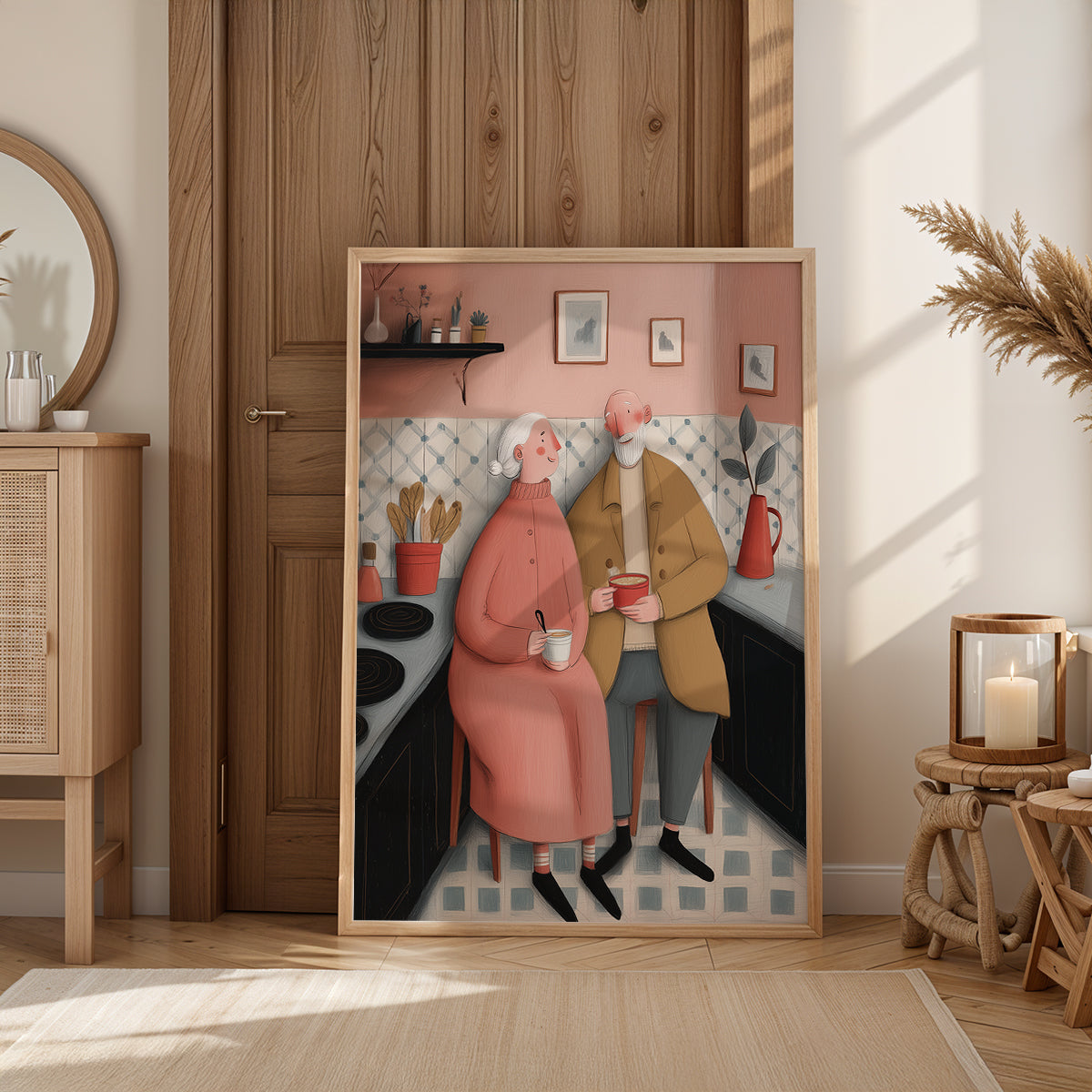 Painting in a Lifestyle Setting