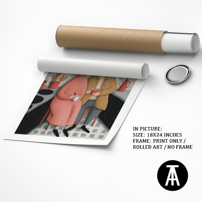 Artwork as Print Only or Rolled Art