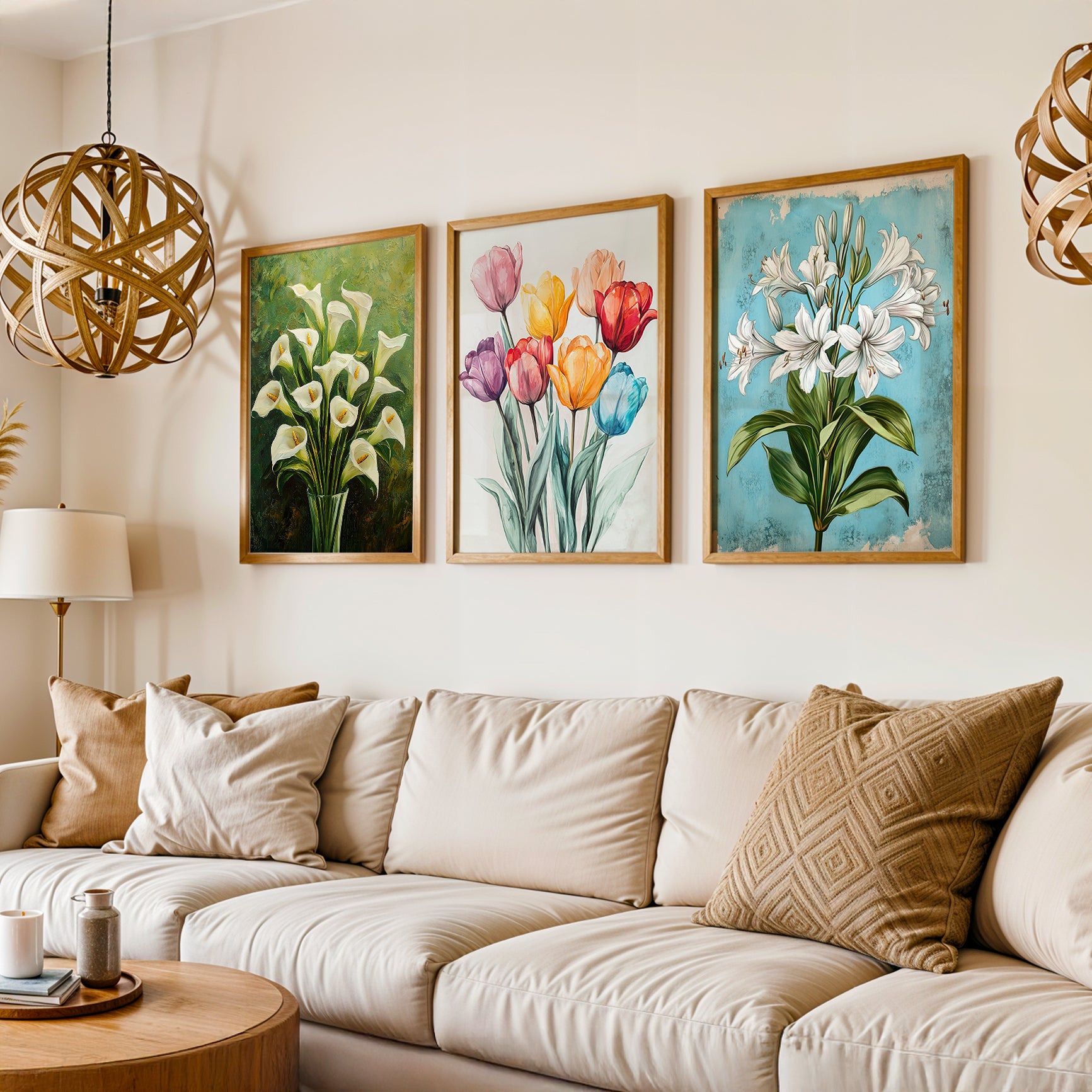 Gallery Wall Set in Lifestyle Setting