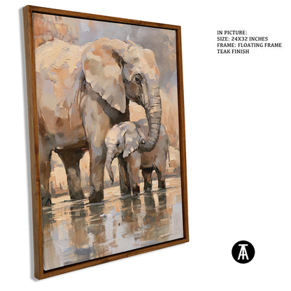 Artwork in Floating Frame