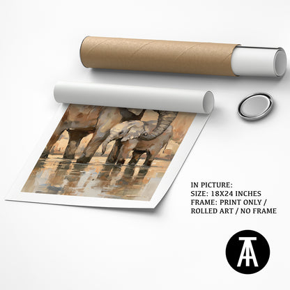 Artwork as Print Only / Rolled Art