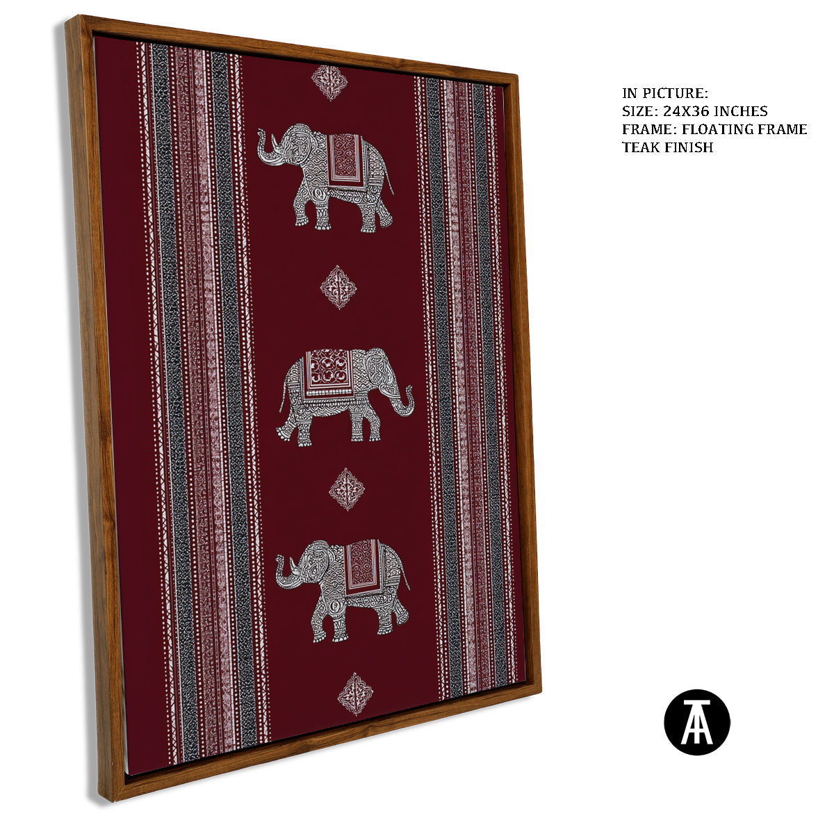 Artwork in Floating Frame