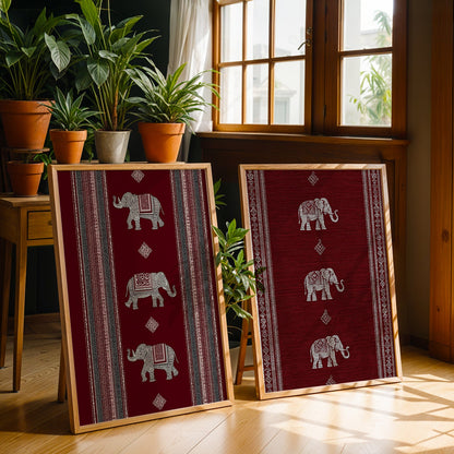 Heritage Indian Painting in a Lifestyle Setting